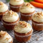 Carrot Cake Cupcakes with Cream Cheese Frosting Recipe