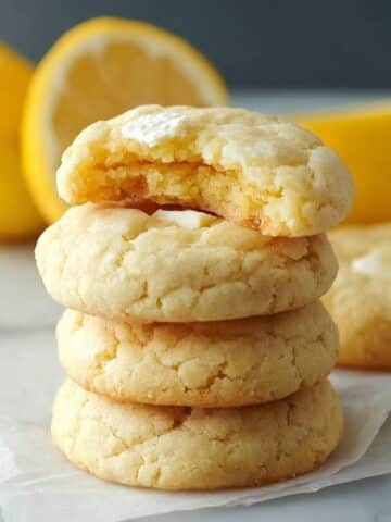 Lemon White Chocolate Cookies Recipe