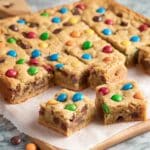 M&M Cookie Bars Recipe