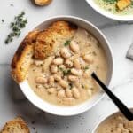 Easy Rosemary Garlic White Bean Soup Recipe
