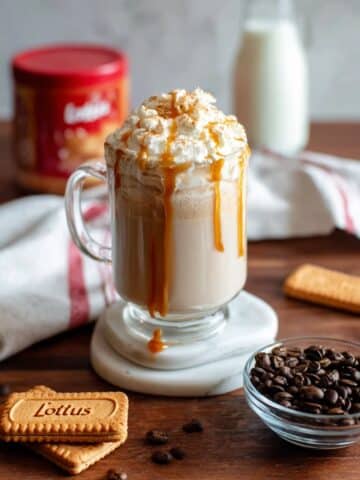 Biscoff Cookie Butter Latte Recipe