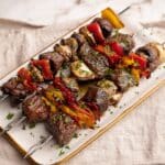 Steak Kabobs with Garlic Butter Recipe