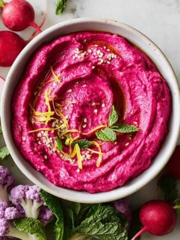 Vibrant Roasted Beet Hummus Recipe