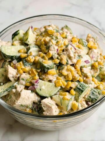 Street Corn Creamy Cucumber Salad Recipe