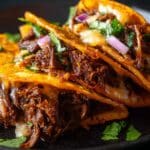 Authentic Birria Tacos with Rich Adobo Sauce and Dipping Consommé Recipe