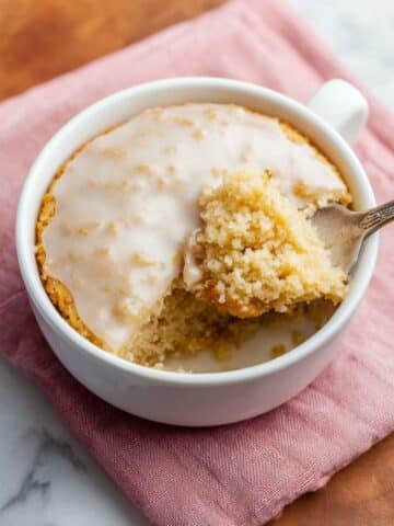 Lemon Mug Cake Recipe