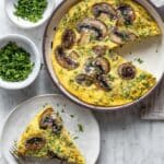 Mushroom and Kale Frittata with Parmesan Recipe