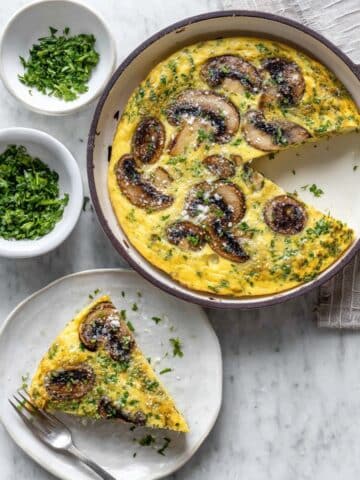 Mushroom and Kale Frittata with Parmesan Recipe