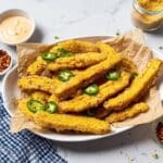 Homemade Spicy Cheese Straws with Smoky Aioli Recipe