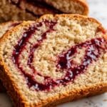 Peanut Butter & Jelly Banana Bread Recipe