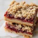 Raspberry Oatmeal Crumble Bars Recipe