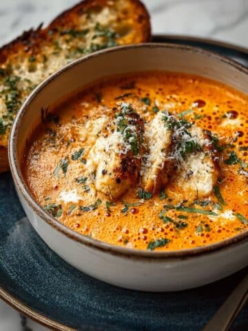 Crock Pot Creamy Chicken Parmesan Soup Recipe