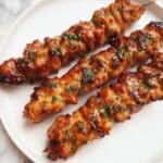 Air Fryer Chicken Skewers with Garlic Herb Butter Recipe