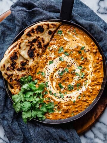 Red Lentil Curry with Coconut Milk and Fresh Herbs Recipe