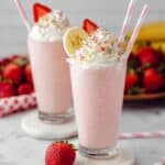 The Best Strawberry Banana Milkshake Recipe