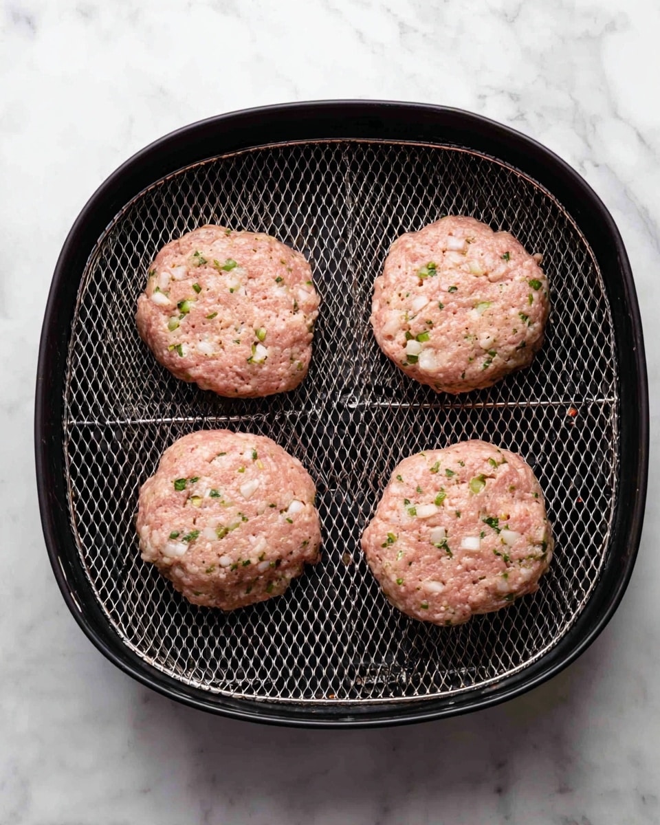 Juiciest Air Fryer Turkey Burgers Recipe
