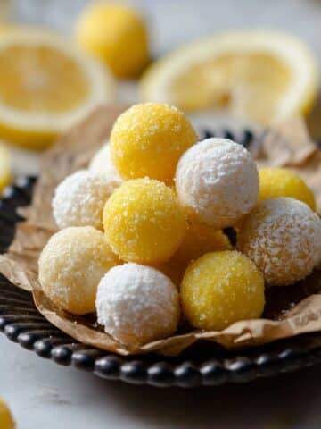 Lemon White Chocolate Truffles Recipe
