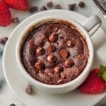 Double Chocolate Mug Cake with Greek Yogurt Recipe