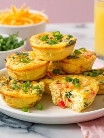 Oven Baked Sweet Potato Egg Bites with Veggies Recipe
