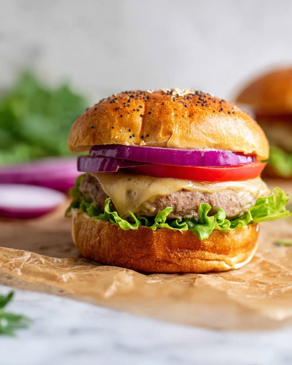 Juiciest Air Fryer Turkey Burgers Recipe