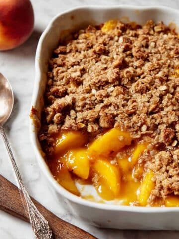 Healthy Peach Crisp Recipe
