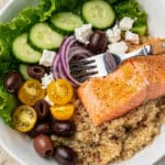 Greek Salmon Quinoa Salad Recipe