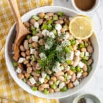 Mediterranean Dense Bean Salad Recipe