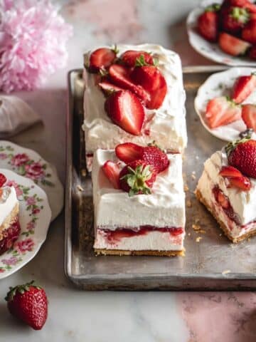 Strawberry Icebox Cake Recipe