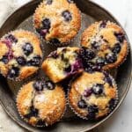 One Bowl Blueberry Oatmeal Muffins Recipe