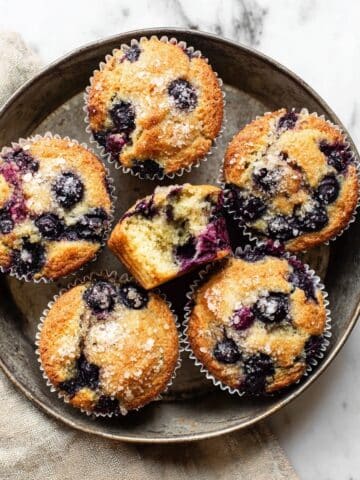 One Bowl Blueberry Oatmeal Muffins Recipe