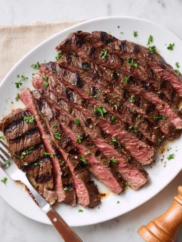Grilled Flank Steak with a Simple Marinade Recipe