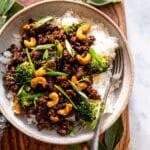 20 Minute Garlic Butter Cashew Chicken Recipe