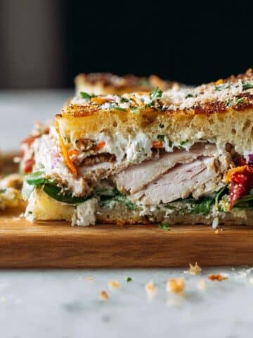 Trader Joe's Sun-Dried Tomato Focaccia Turkey Sandwich Recipe