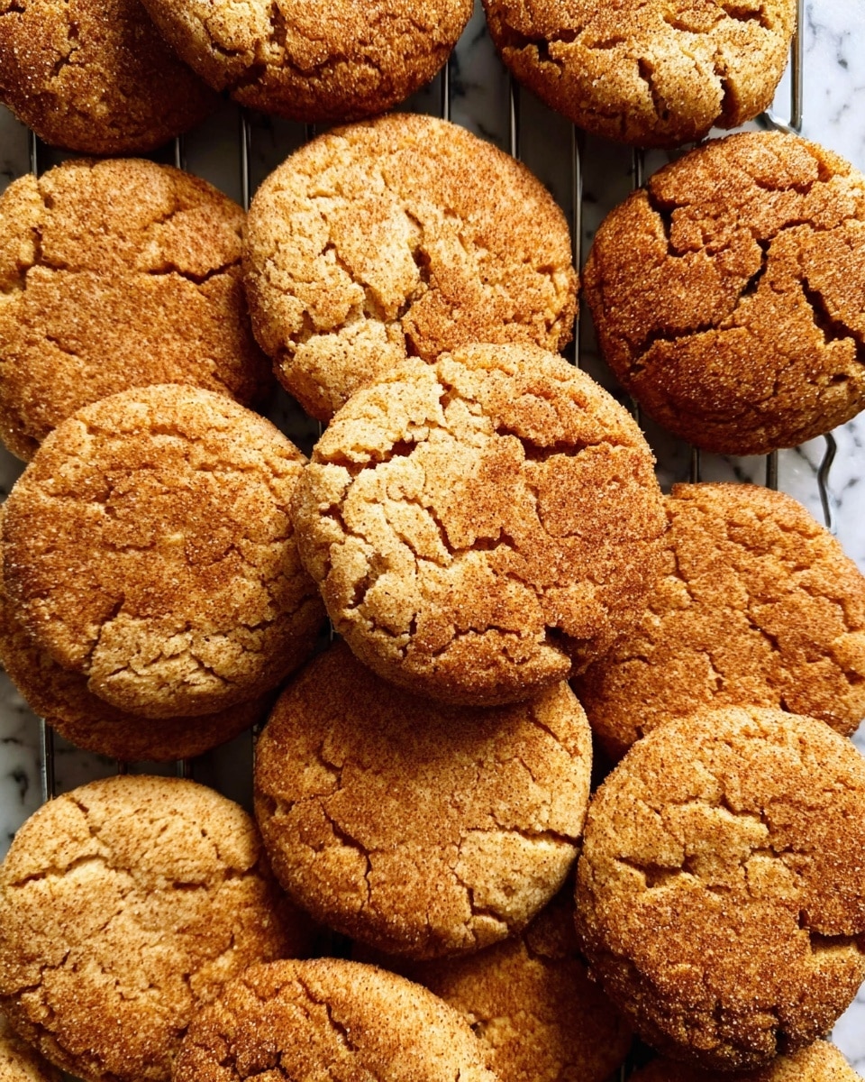 A close-up view of many round, golden-brown cookies with a cracked and slightly rough texture, tightly packed together on a metal cooling rack. Each cookie has a slightly uneven surface with darker and lighter spots of baked dough, showing a homely and fresh-baked look. The background is a white marbled texture. photo taken with an iphone --ar 4:5 --v 7