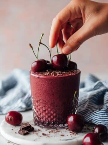Chocolate Cherry Protein Shake Recipe