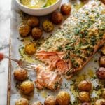Sheet Pan Salmon with Dill Potatoes Recipe