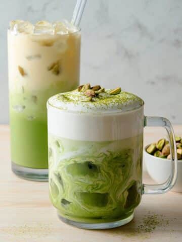 Pistachio Latte Recipe (Hot or Iced) Recipe