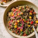 30-Minute Black Bean Quinoa Salad with Mango and Avocado Recipe