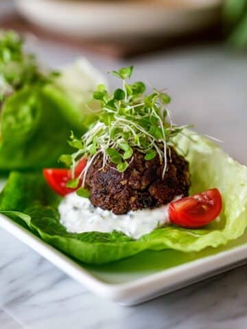 Lamb Kofta Lettuce Wraps Recipe