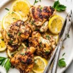 Lemon Garlic Baked Chicken with Herbs Recipe