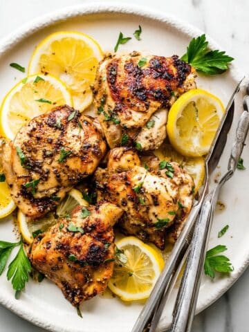 Lemon Garlic Baked Chicken with Herbs Recipe