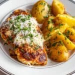 One Pan Baked Chicken Thighs with Potatoes Recipe