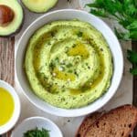 Green Avocado Hummus Recipe