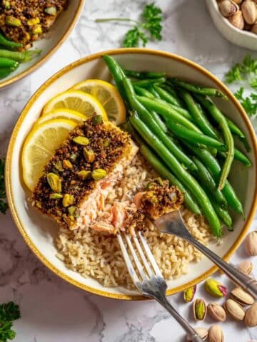 Pistachio-Crusted Salmon Recipe