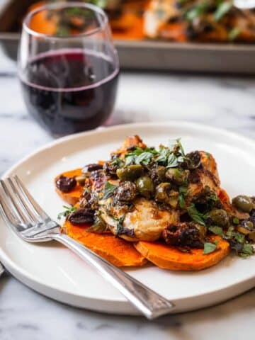 Ottolenghi-Style Chicken Marbella with Medjool Dates and Sweet Potatoes Recipe