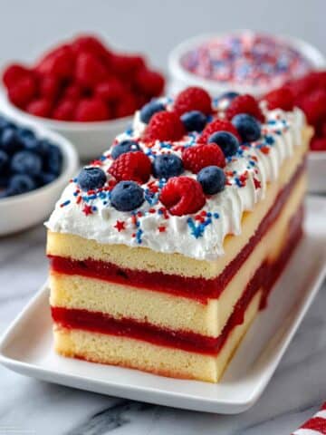 Easy July 4th Ice Cream Cake Recipe