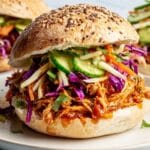 Slow Cooker Gochujang Chicken Sandwiches Recipe
