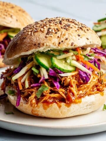 Slow Cooker Gochujang Chicken Sandwiches Recipe