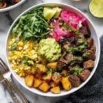 Steak and Roasted Potato Bowls with Chimichurri Recipe
