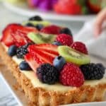 Coconut Macaroon Tart with Passion Fruit Cream and Fresh Berries Recipe